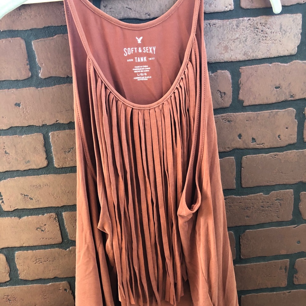 American Eagle fringe tank top